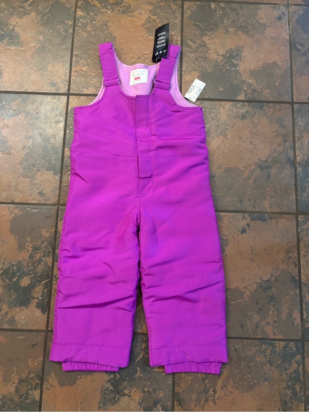 Children's Pink/Purple Snow Bib